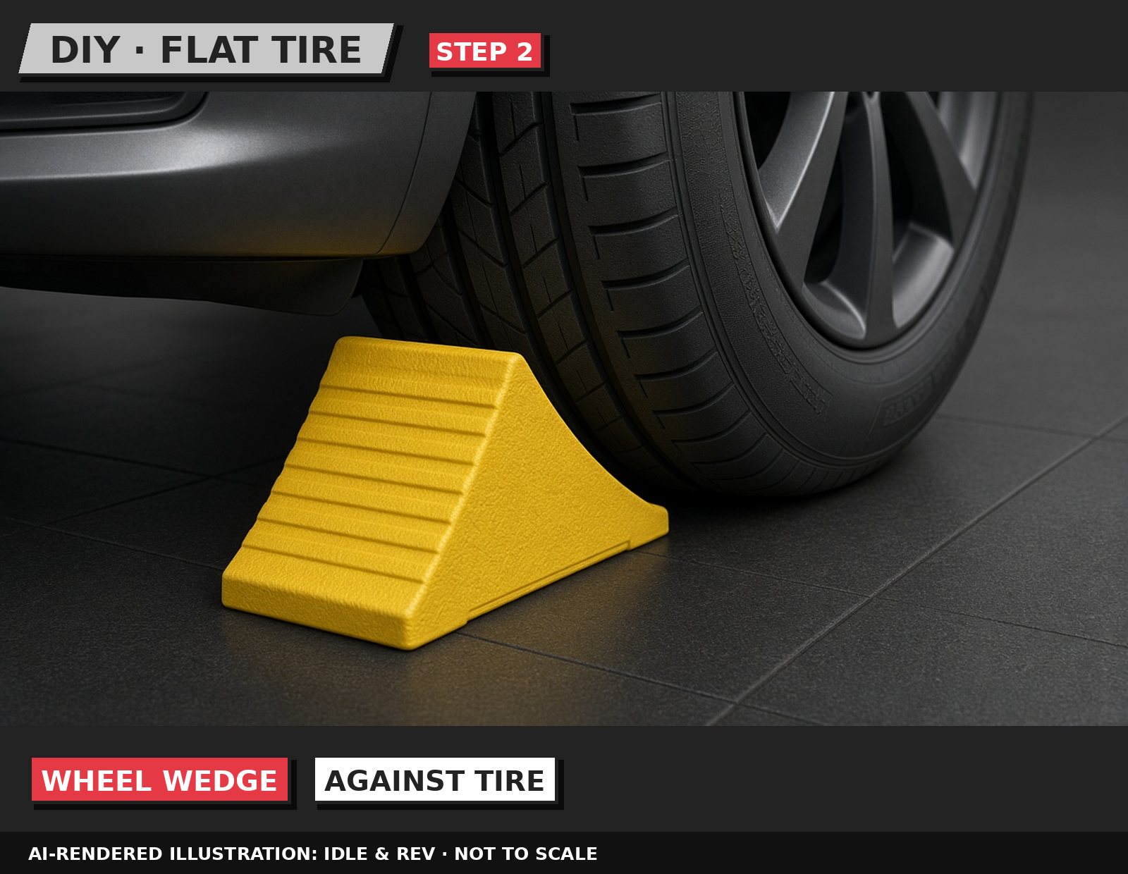 Idle & Rev illustration: Wedge the wheels