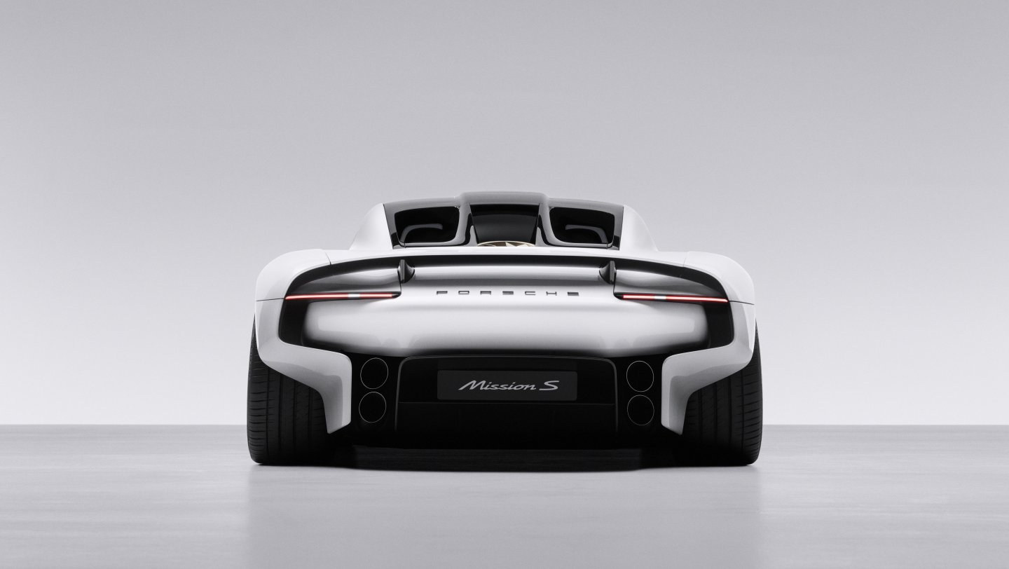 Porsche Mission S, rear view