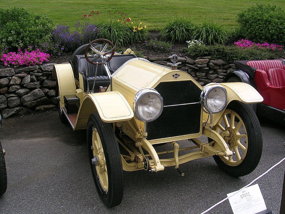 A 1914 Stutz Bearcat (not necessarily the Audrain auction car)
